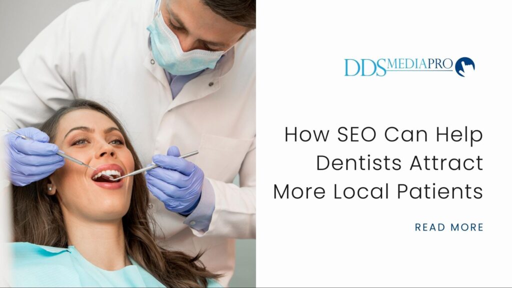 Dental checkup with the business logo, blog title, and read more option.